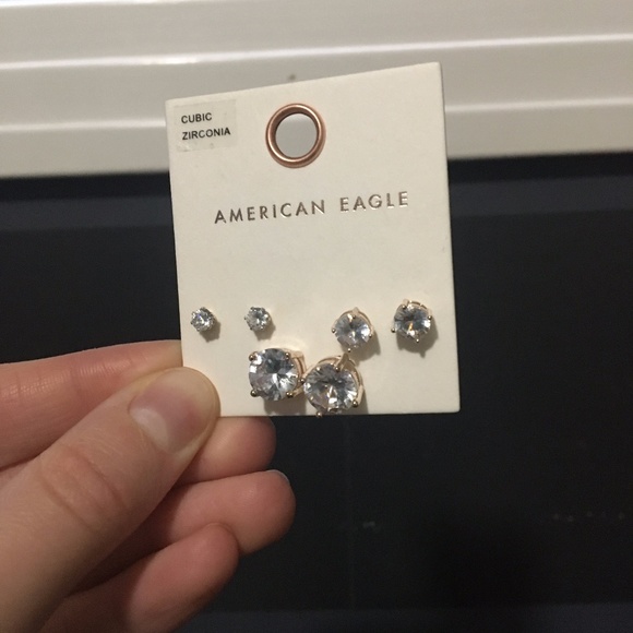 Rose Gold Earrings - Picture 2 of 2